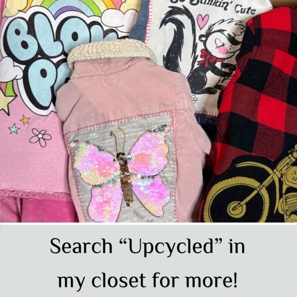 Upcycled Snowman Sweatshirt with Floral Detail - Picture 6 of 12